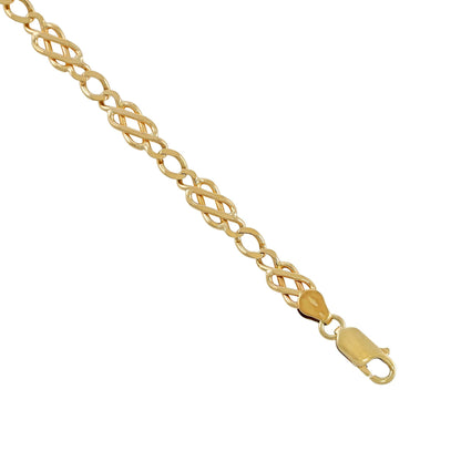 9ct yellow gold bracelet 06003924 - FJewellery