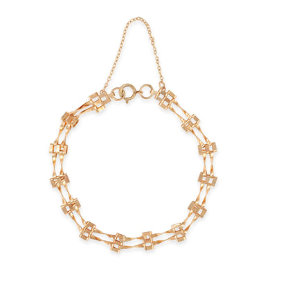 9ct yellow gold bracelet 08001123 - FJewellery