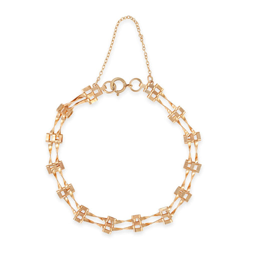 9ct yellow gold bracelet 08001123 - FJewellery