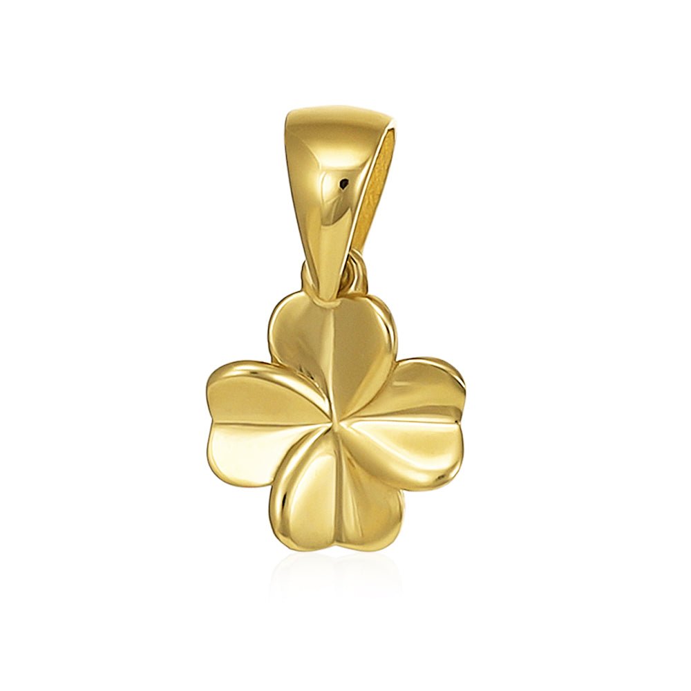 9ct Yellow Gold Clover Pendants PD60 - 9 - 36 - 20 - FJewellery