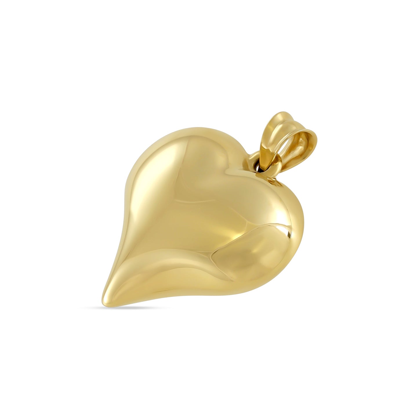 9ct Yellow Gold Heart Pendant PNG0052 - FJewellery