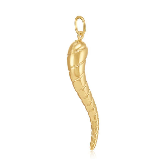 9ct Yellow Gold Horn of Life Pendant - FJewellery