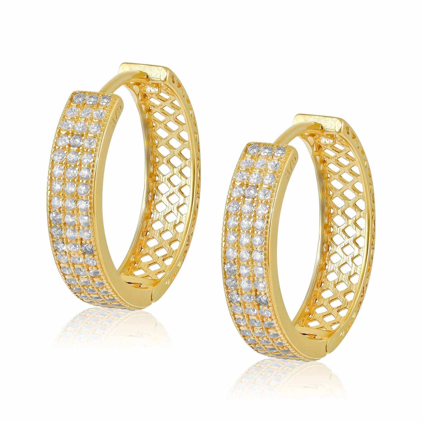 9ct Yellow Gold Huggies - FJewellery