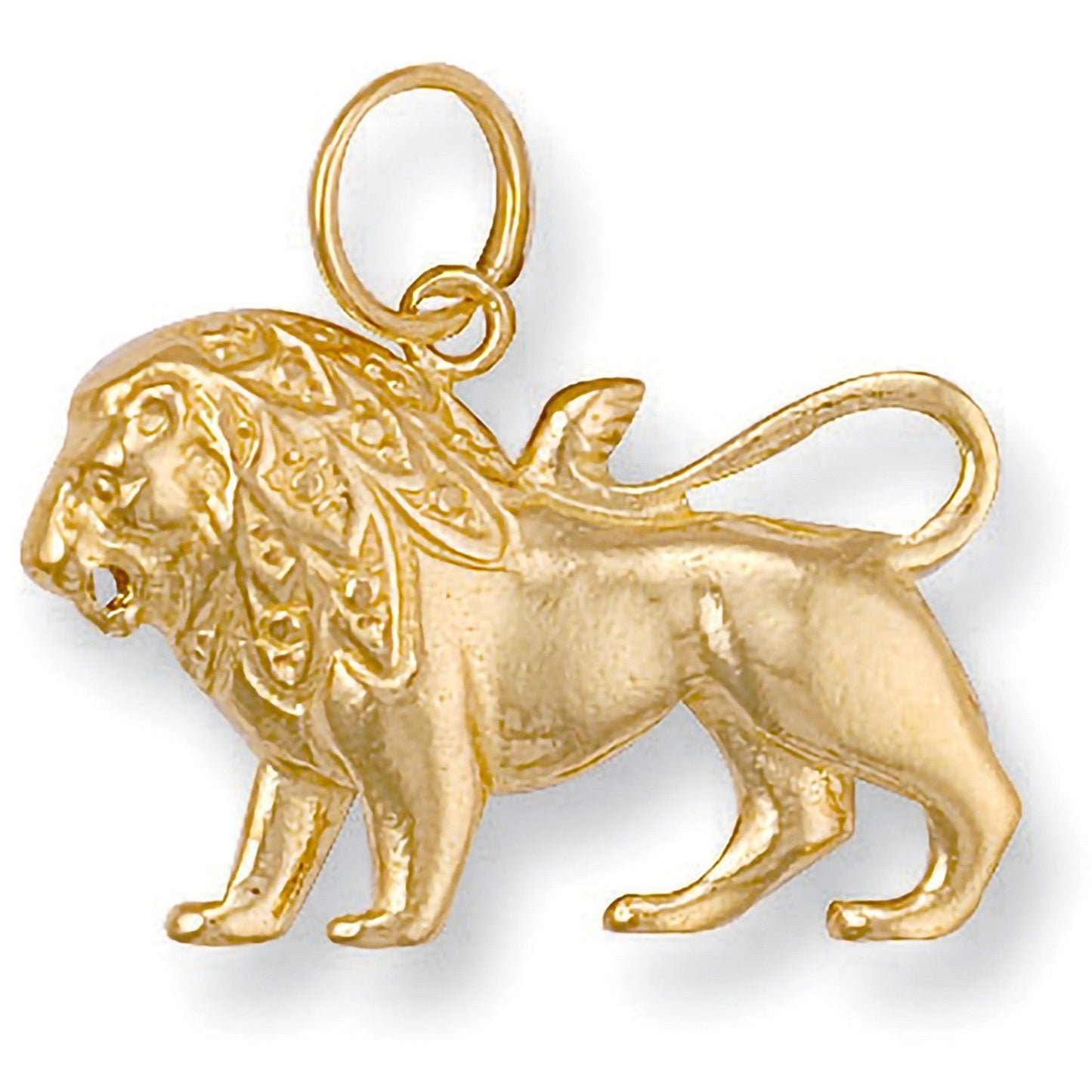 9ct Yellow Gold Leo Zodiac Pendant - FJewellery