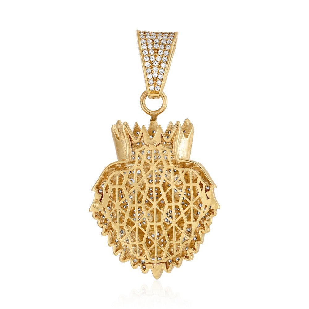 9ct Yellow Gold Lion king Pendant - FJewellery