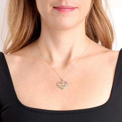 9ct Yellow Gold Mom Pendant PNG0021 - FJewellery