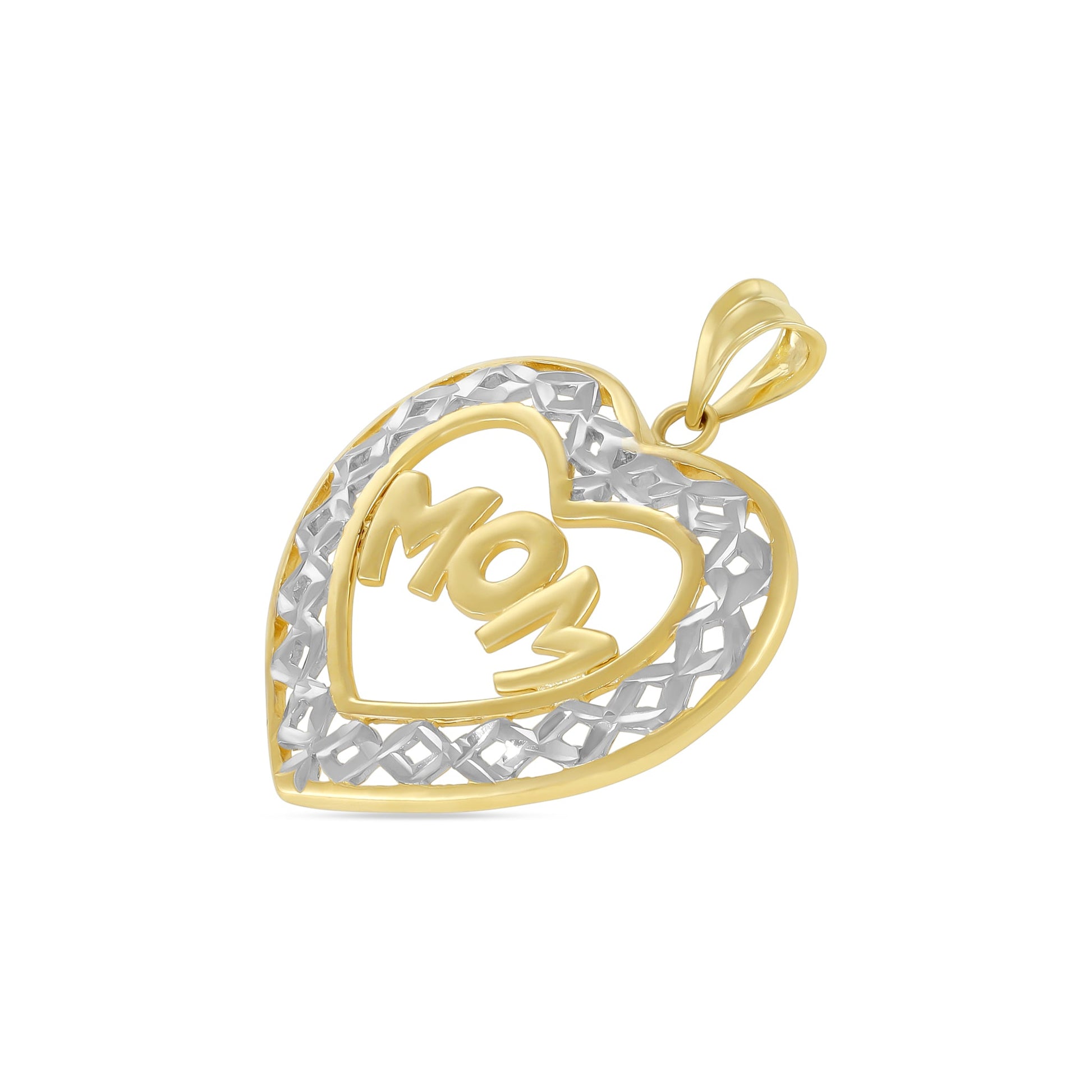 9ct Yellow Gold Mom Pendant PNG0021 - FJewellery
