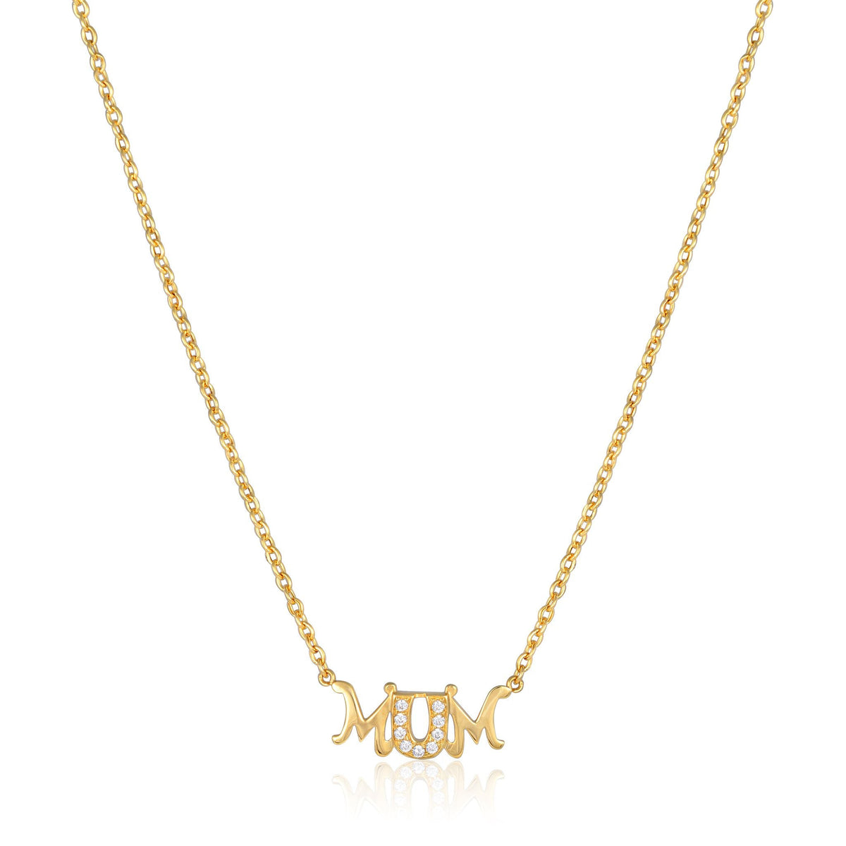 9ct Yellow Gold Mum Pre-Owned Necklace - FJewellery
