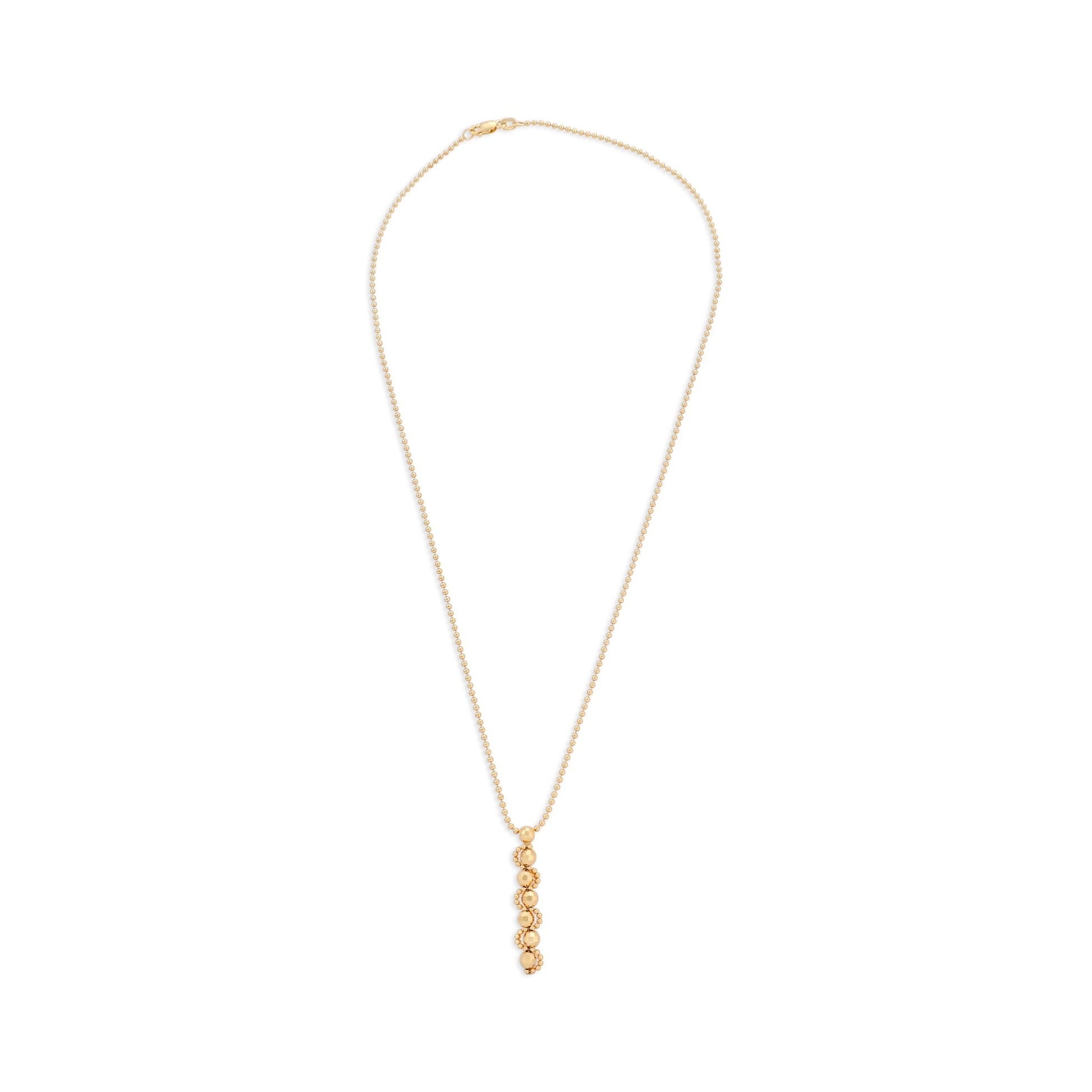 9ct yellow gold necklace 12000048 - FJewellery