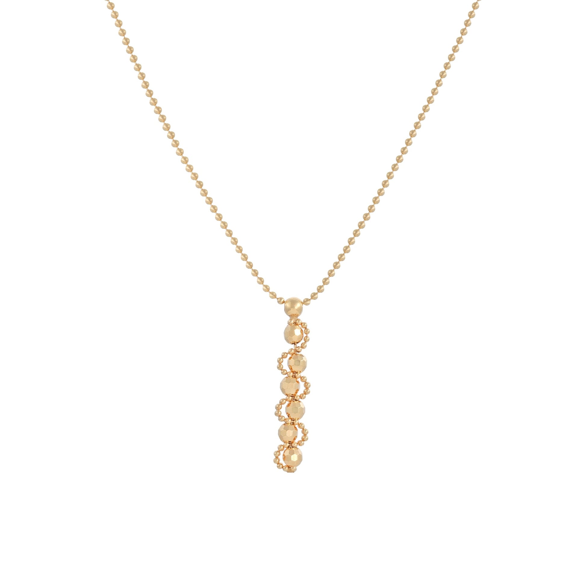 9ct yellow gold necklace 12000048 - FJewellery