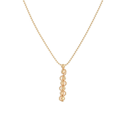 9ct yellow gold necklace 12000048 - FJewellery