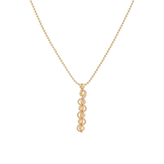 9ct yellow gold necklace 12000048 - FJewellery