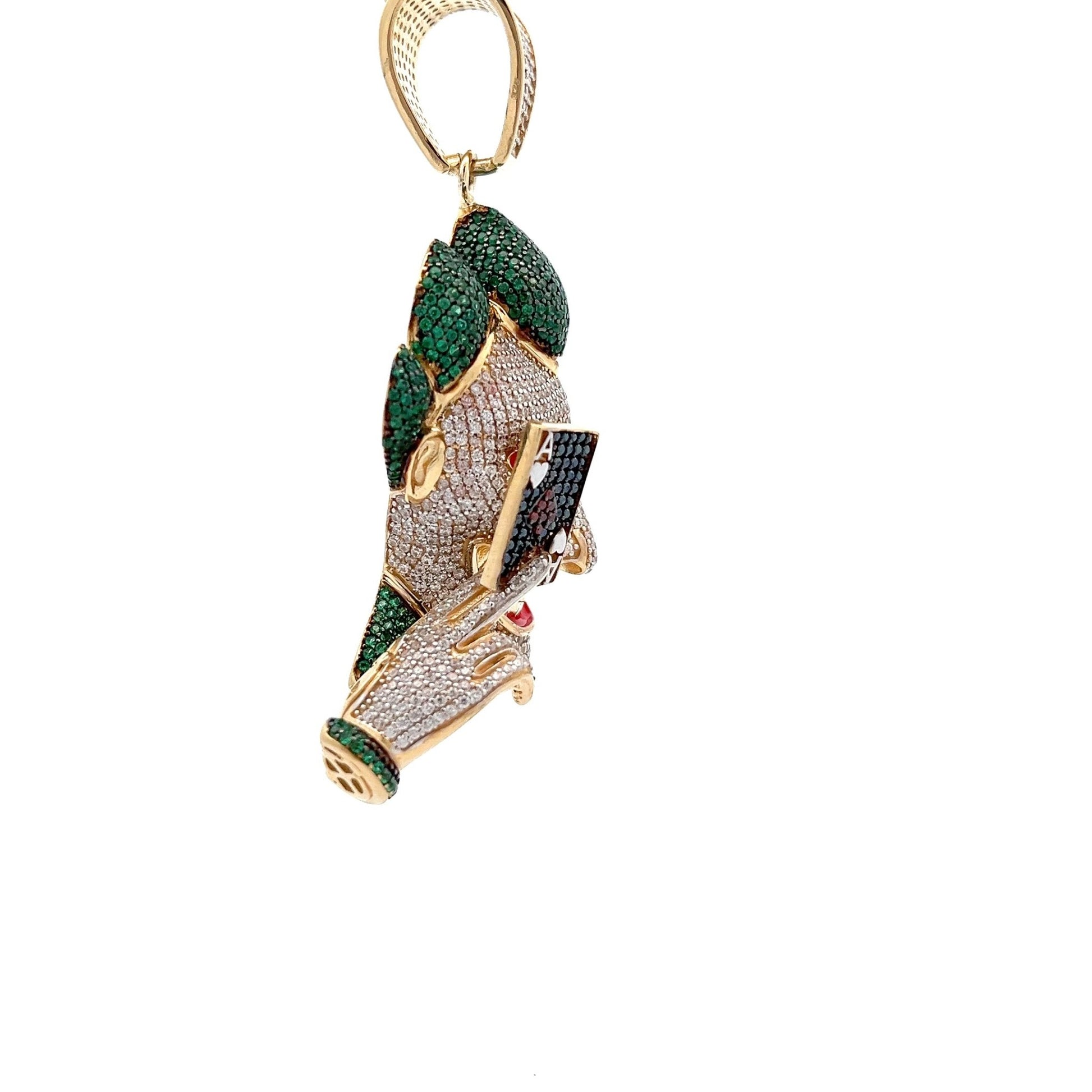 9ct Yellow Gold New Clown Pendant - FJewellery