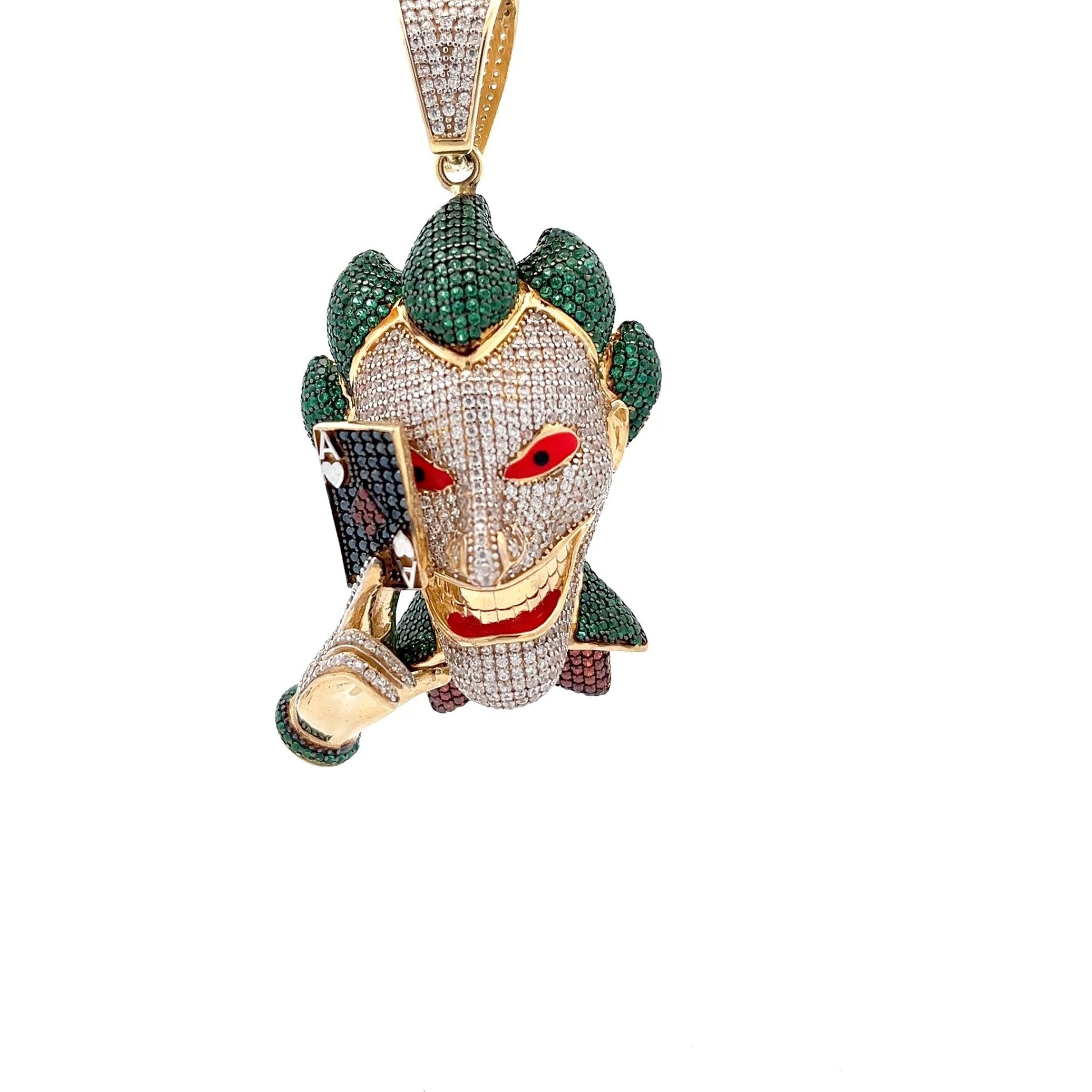 9ct Yellow Gold New Clown Pendant - FJewellery