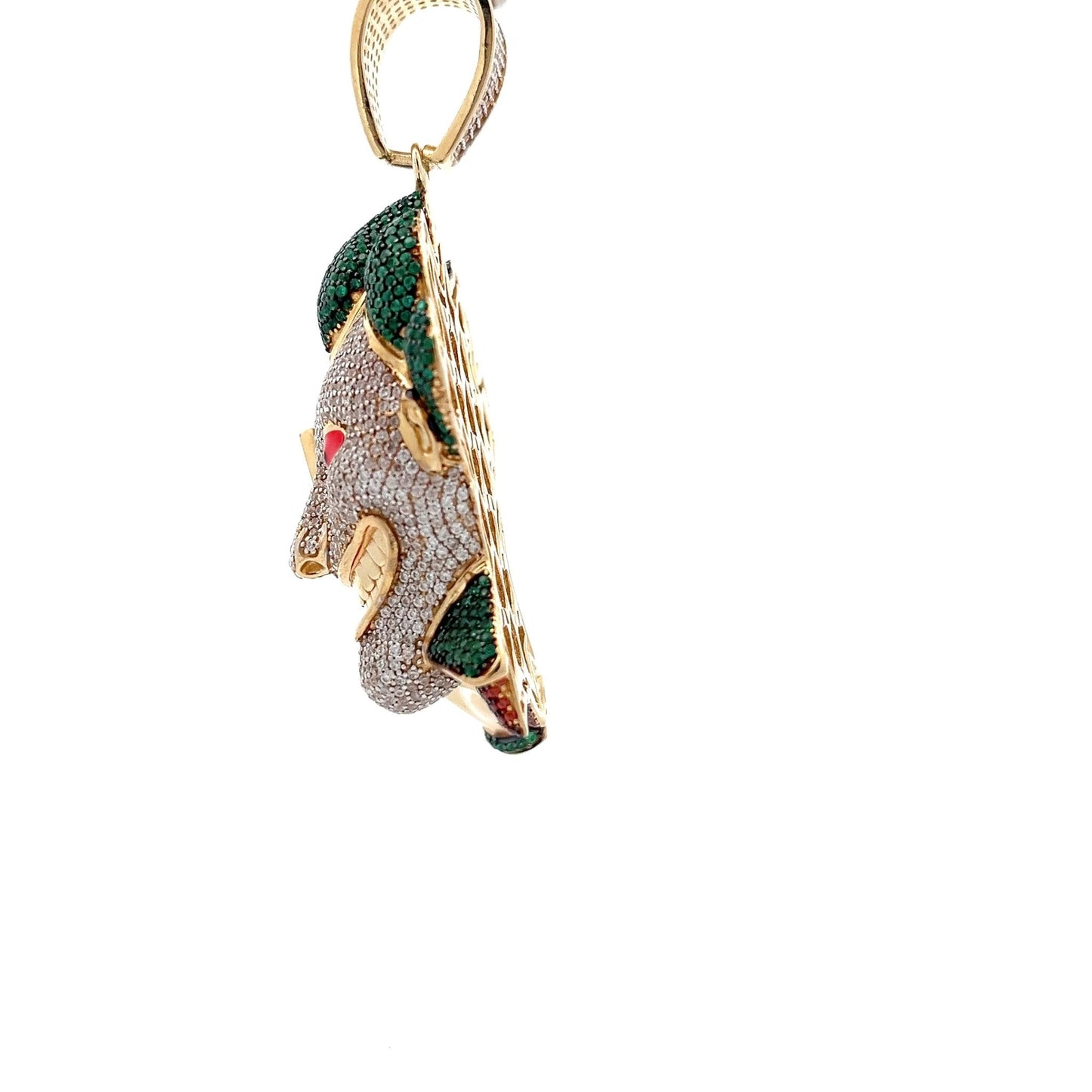 9ct Yellow Gold New Clown Pendant - FJewellery