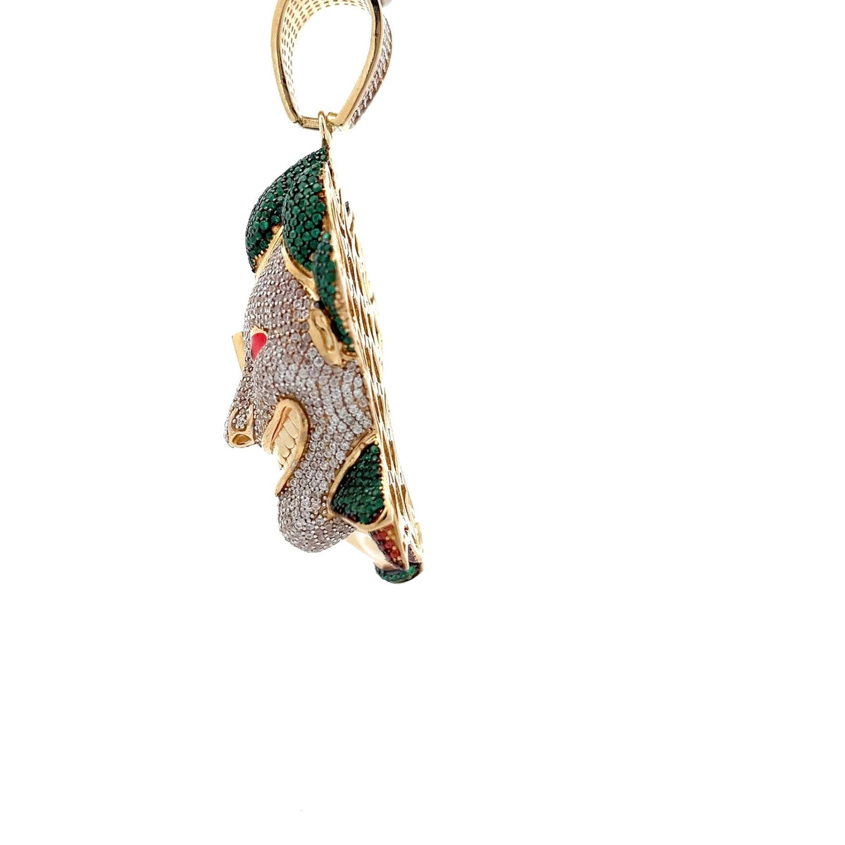 9ct Yellow Gold New Clown Pendant - FJewellery