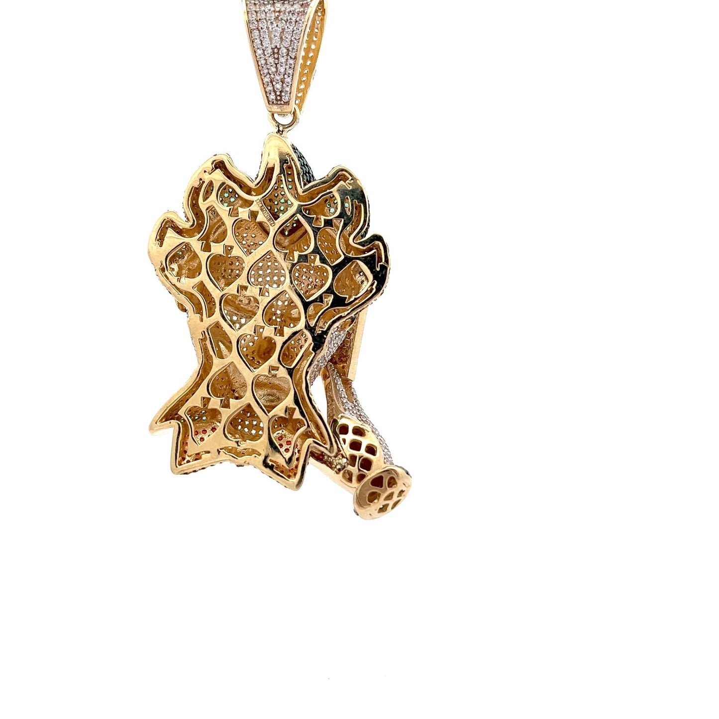 9ct Yellow Gold New Clown Pendant - FJewellery