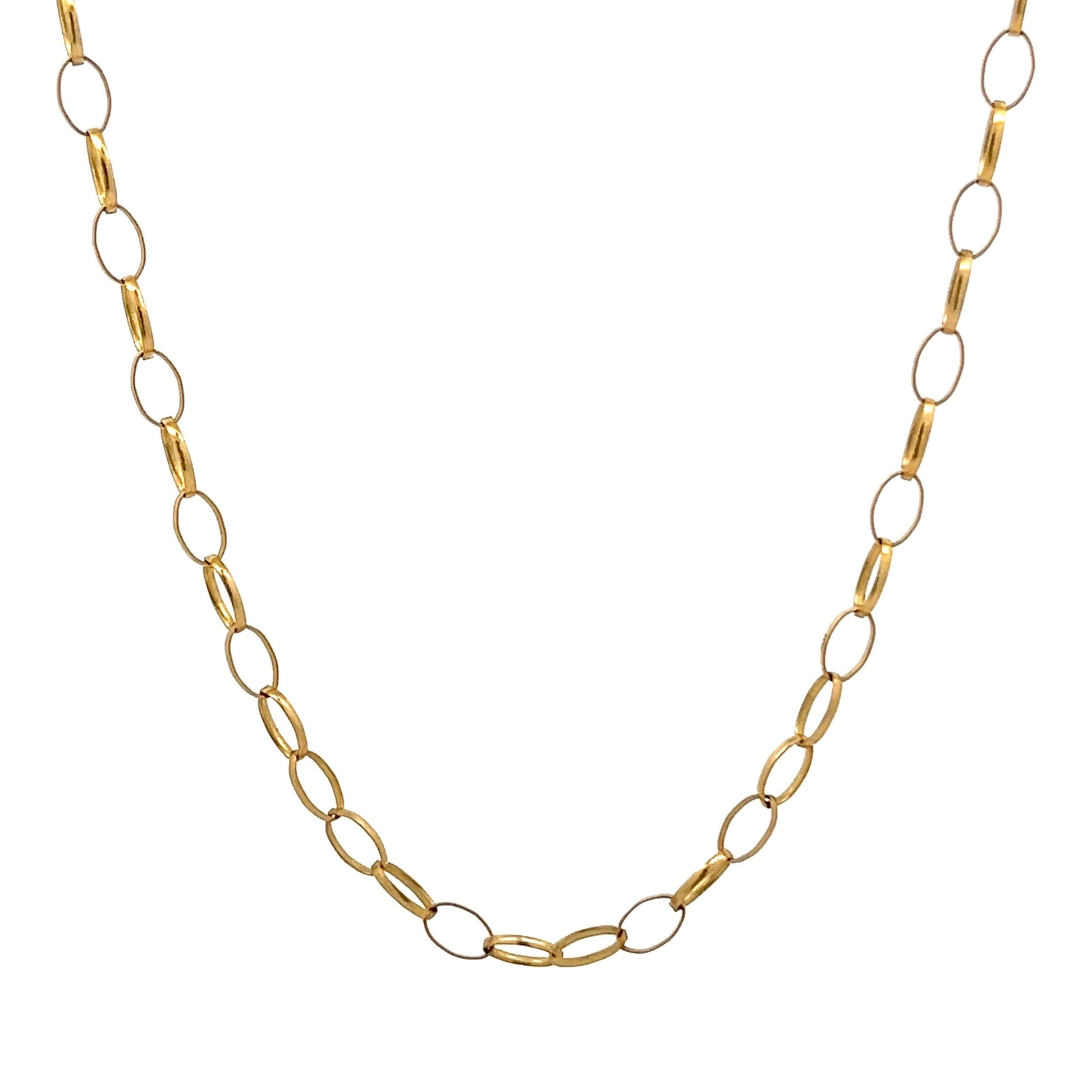 9ct yellow gold pre - loved chain 05002000 - FJewellery