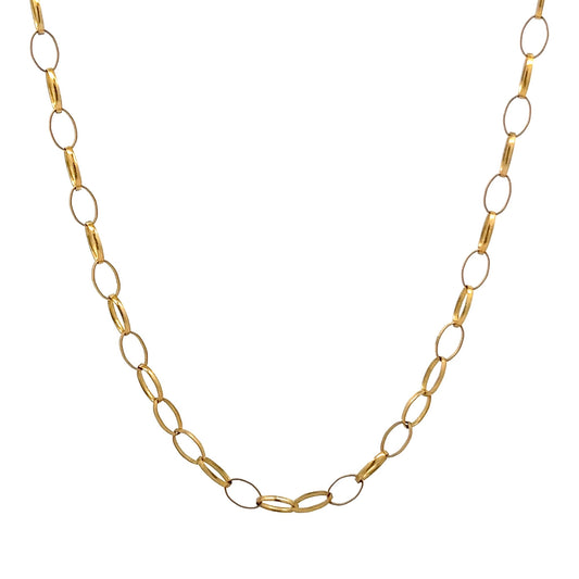9ct yellow gold pre - loved chain 05002000 - FJewellery