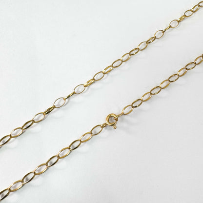 9ct yellow gold pre - loved chain 05002000 - FJewellery