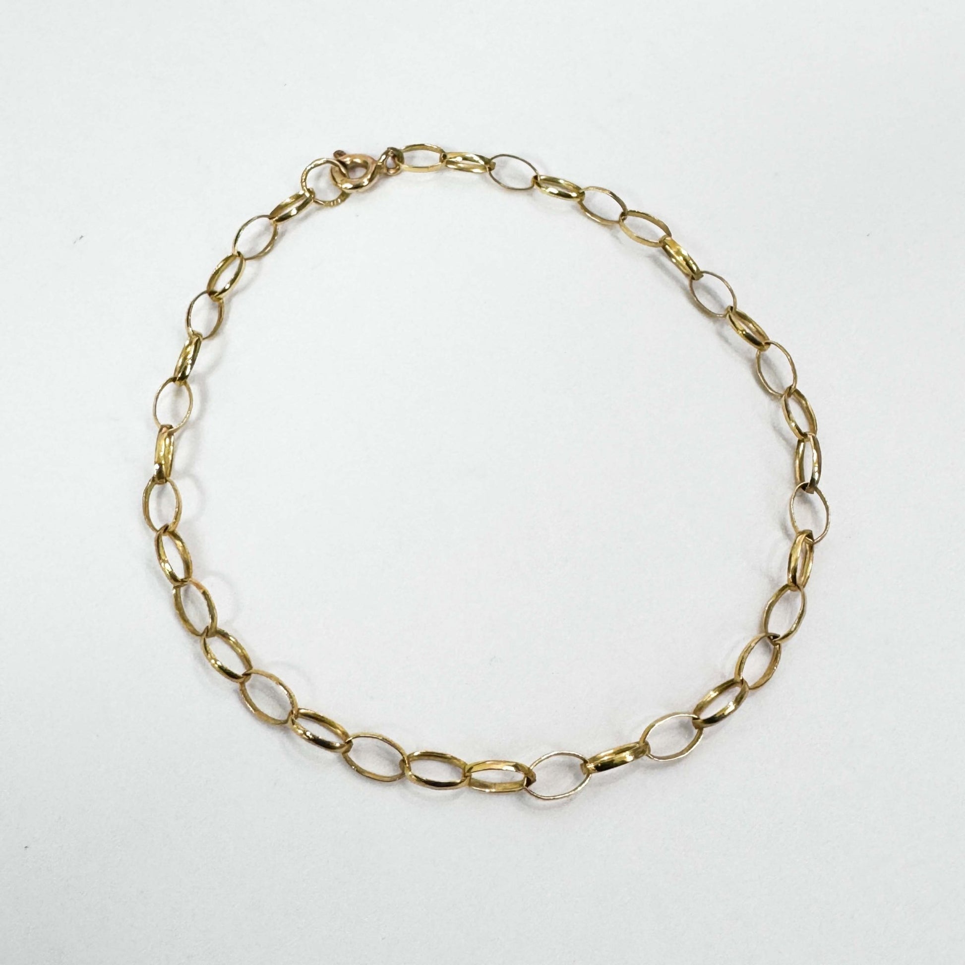9ct yellow gold pre - owned bracelet 05002002 - FJewellery