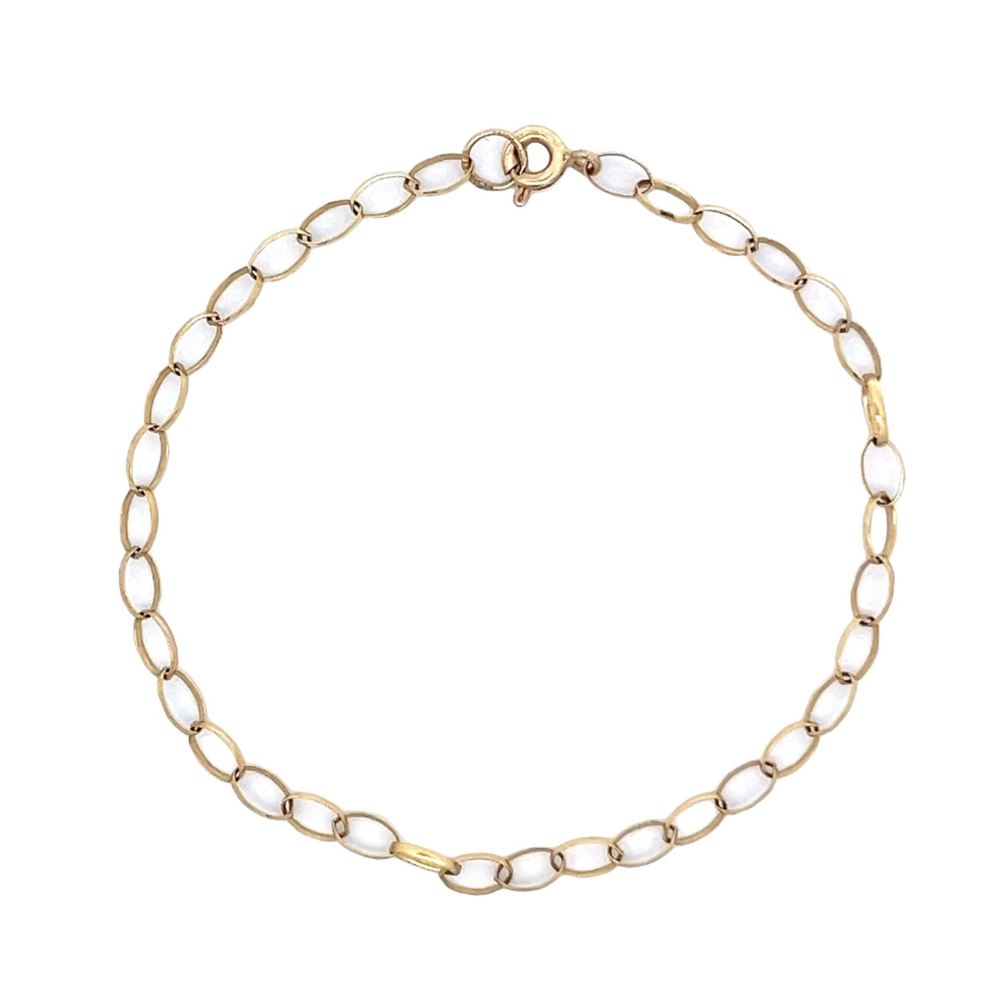 9ct yellow gold pre - owned bracelet 05002002 - FJewellery