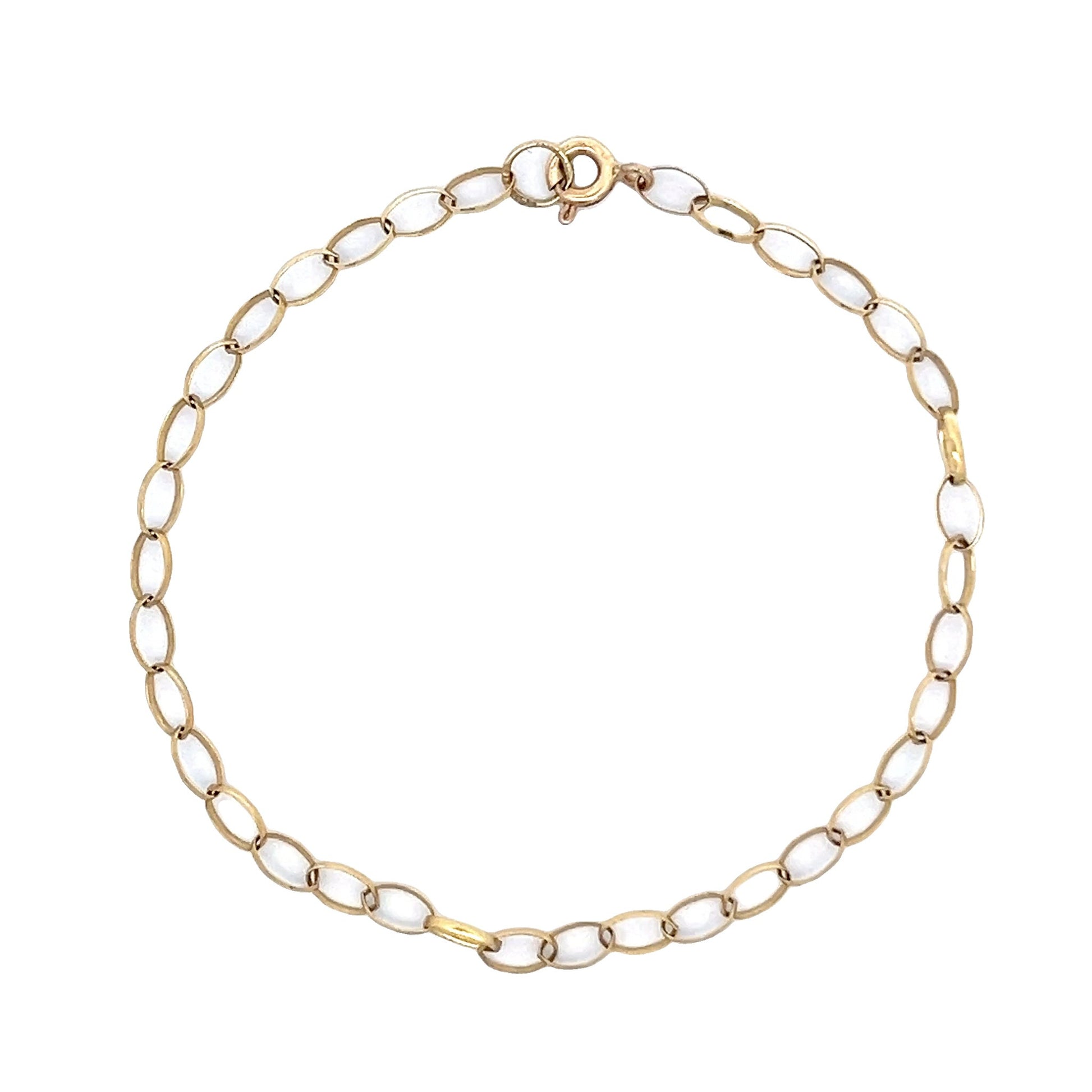 9ct yellow gold pre - owned bracelet 05002002 - FJewellery