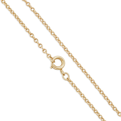 9ct yellow gold pre - owned chain 08001581 - FJewellery