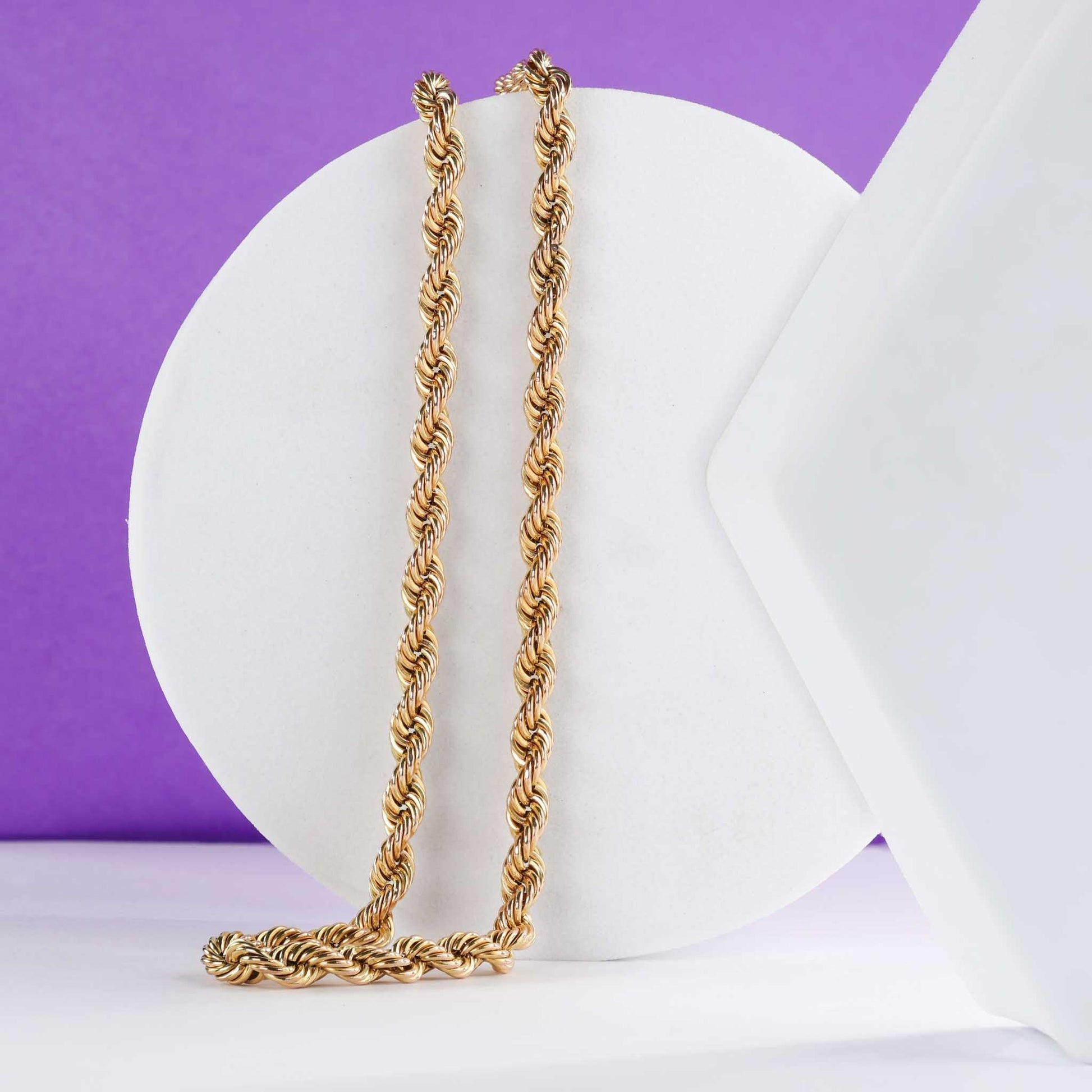 9ct yellow gold pre - owned chain 11000200 - FJewellery