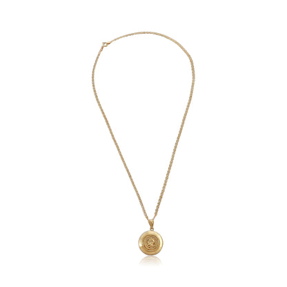 9ct yellow gold pre-owned chain with pendant 02033204 - FJewellery