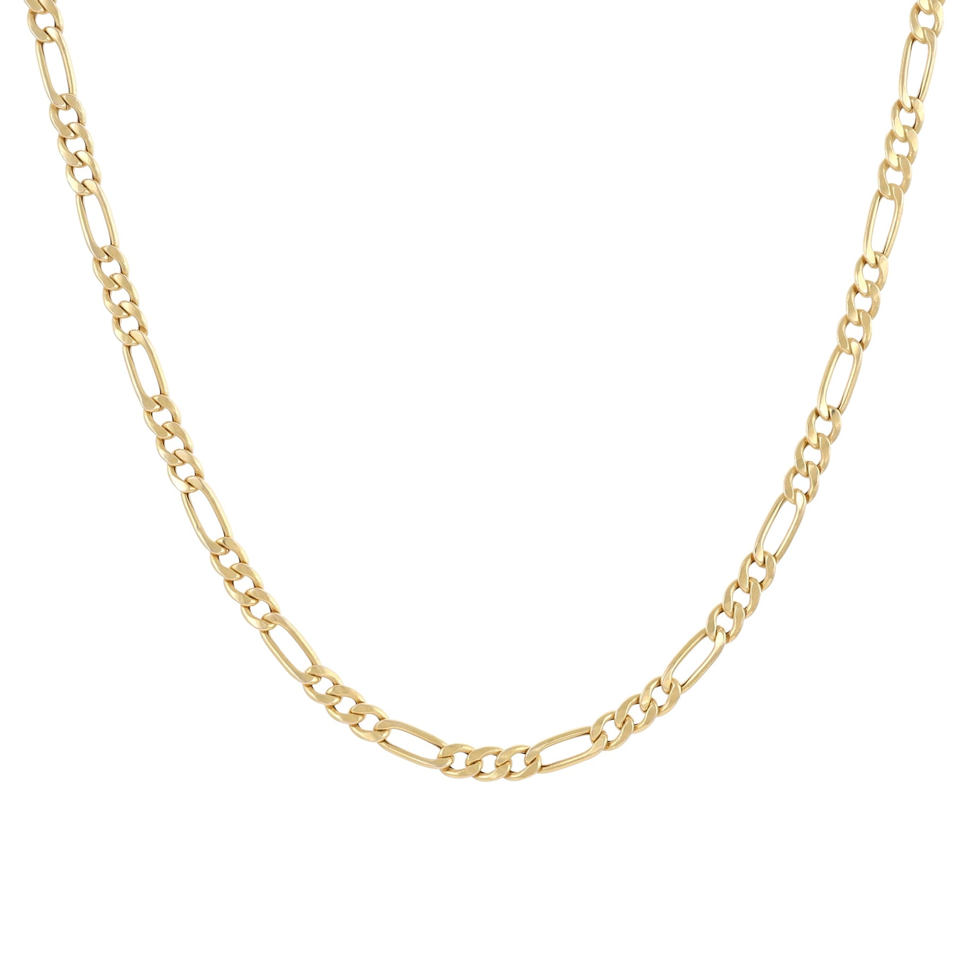 9ct Yellow Gold Pre - owned Figaro Chain 02033077 - FJewellery