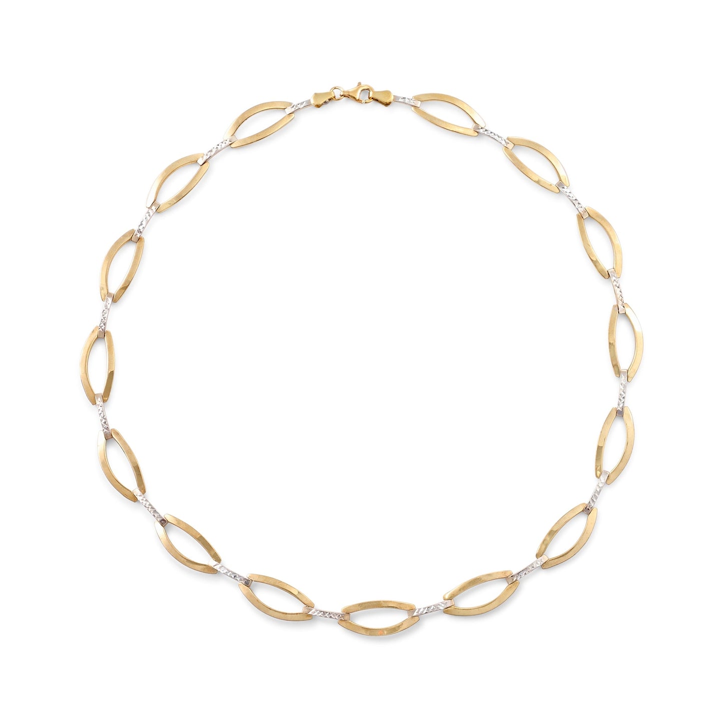 9ct yellow gold pre-owned necklace 08001634 - FJewellery
