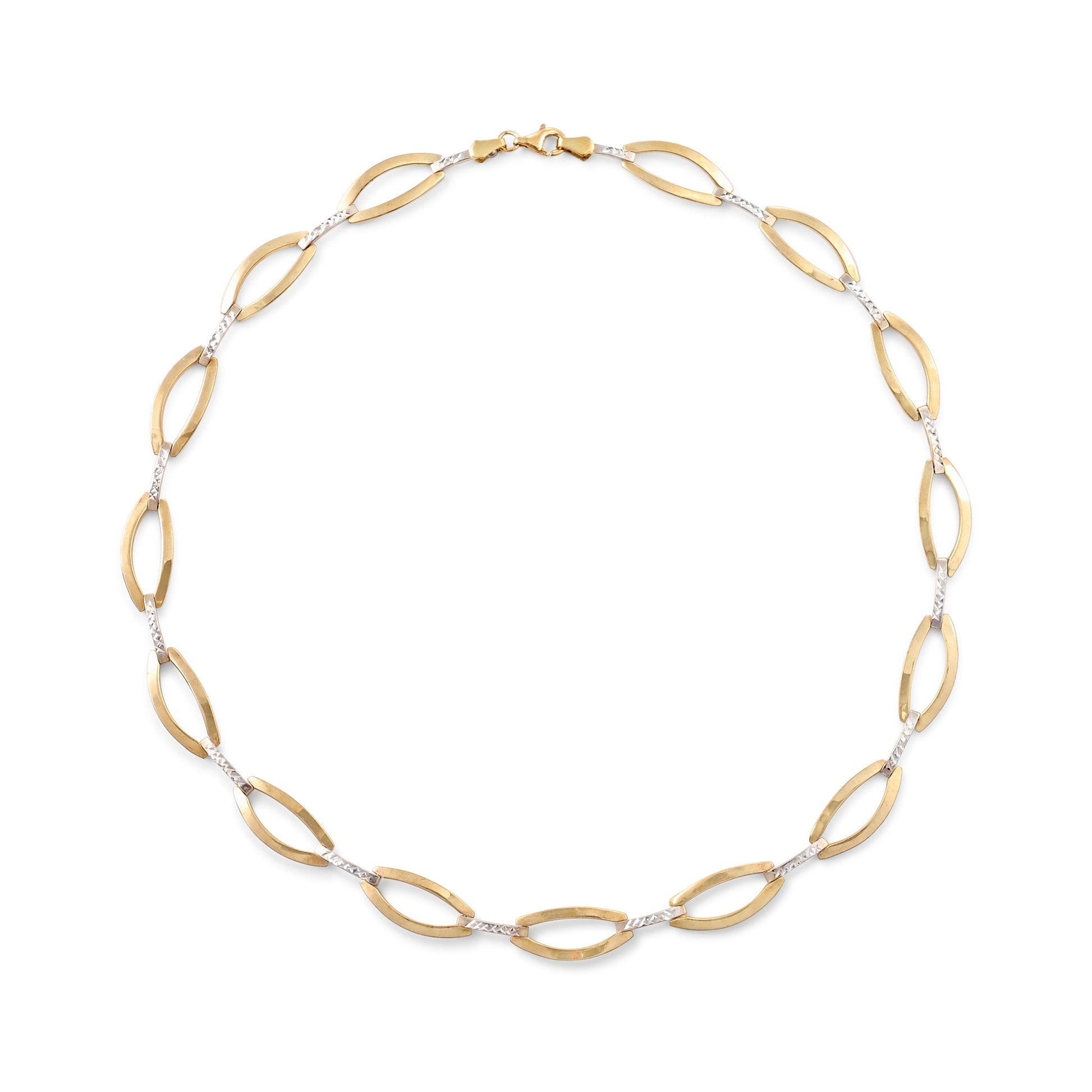9ct yellow gold pre-owned necklace 08001634 - FJewellery