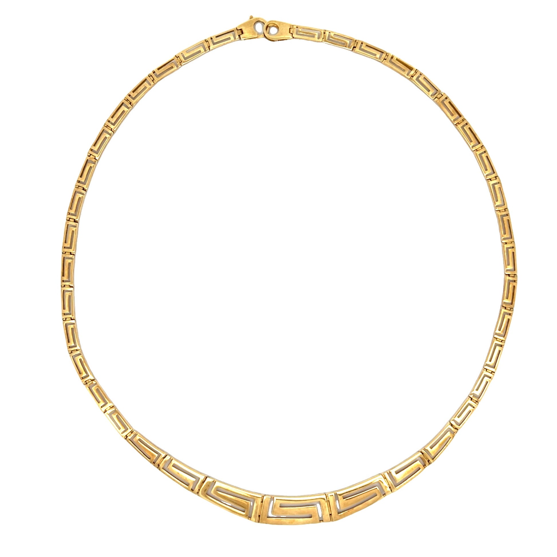 9ct yellow gold pre - owned necklace FCP03002355 - 1 - FJewellery