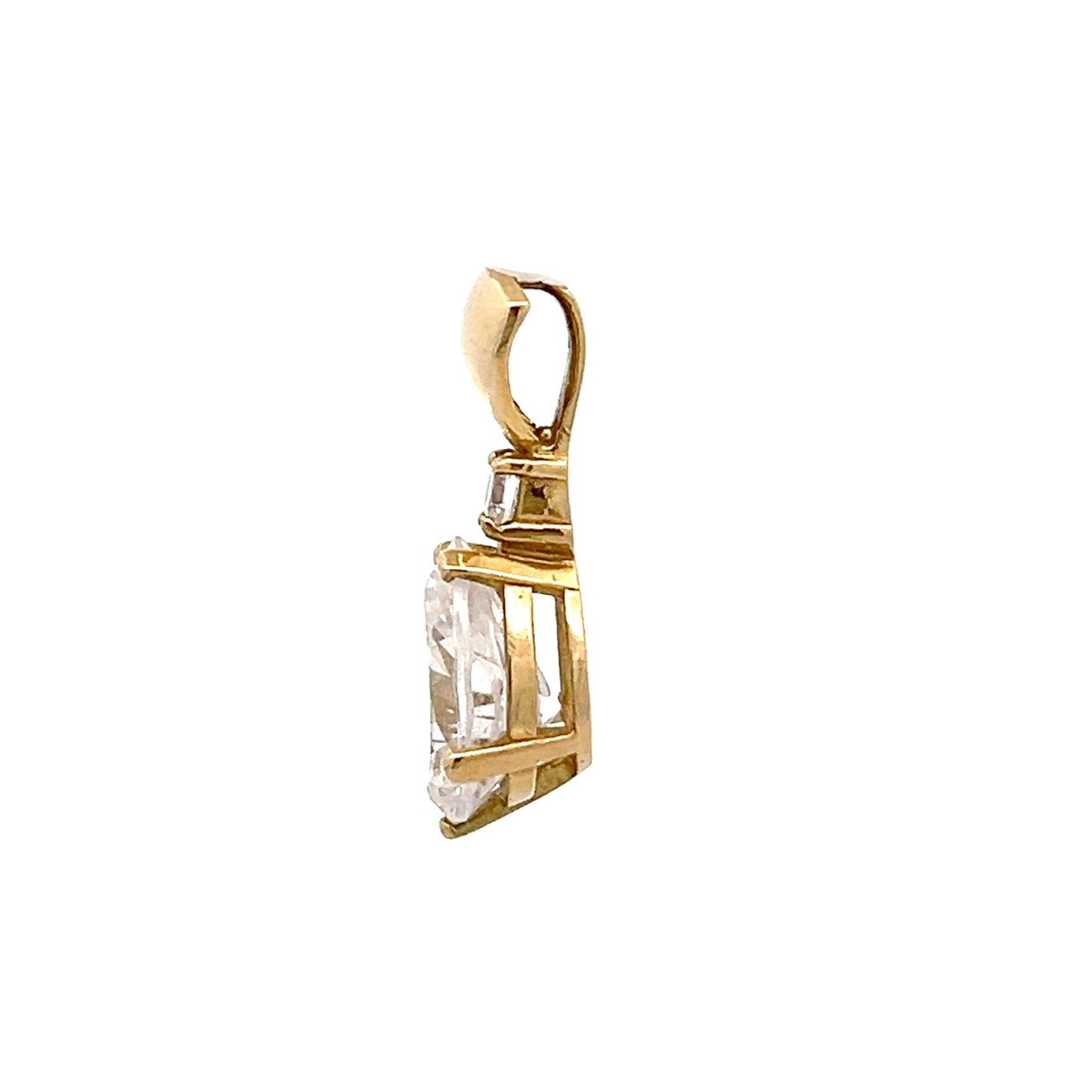 9ct yellow gold pre - owned pendant 12000552 - FJewellery