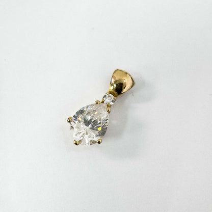 9ct yellow gold pre - owned pendant 12000552 - FJewellery