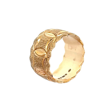 9ct yellow gold pre - owned ring 06004423 - FJewellery