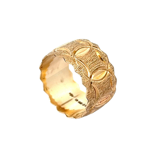 9ct yellow gold pre - owned ring 06004423 - FJewellery