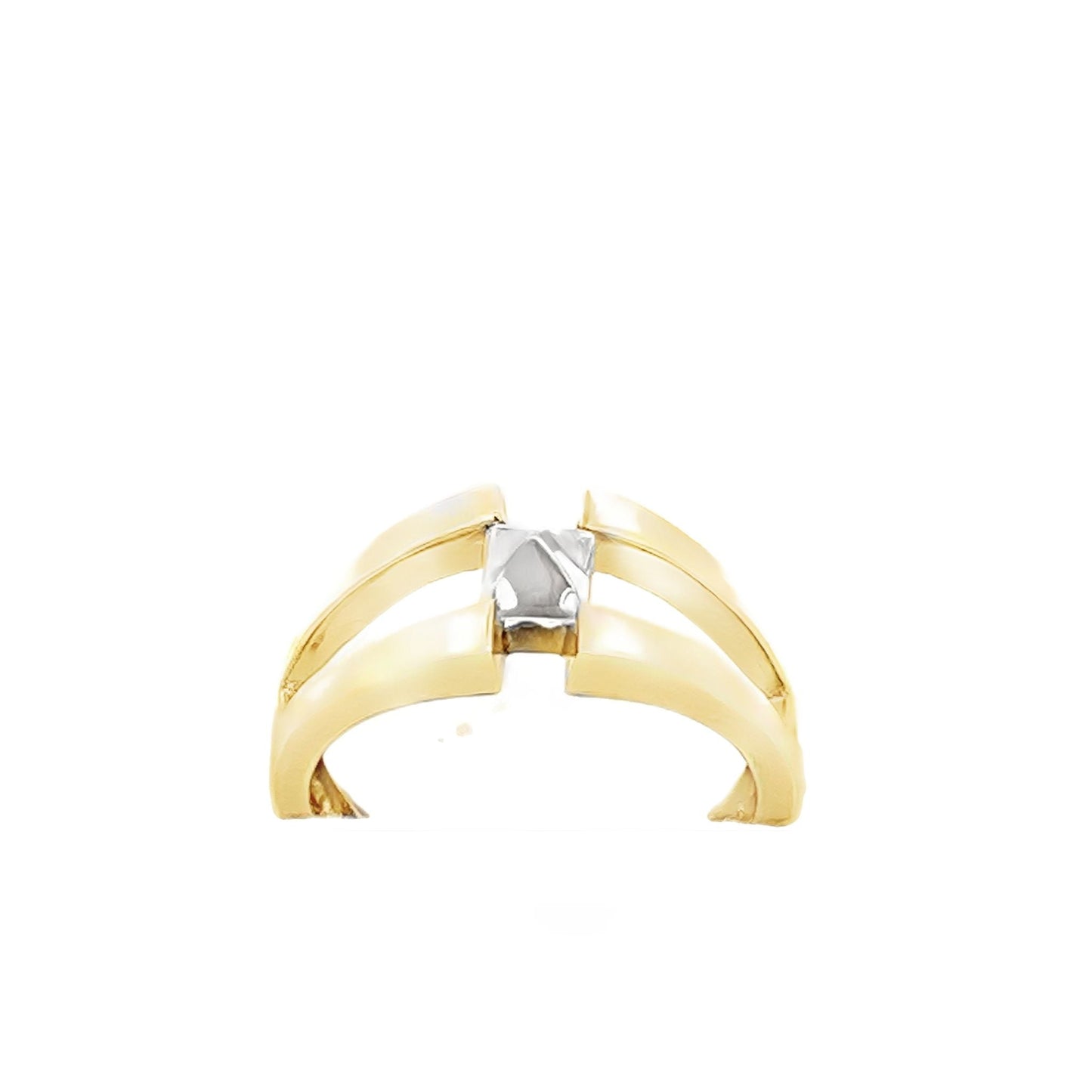 9ct yellow gold ring 06004201 - FJewellery