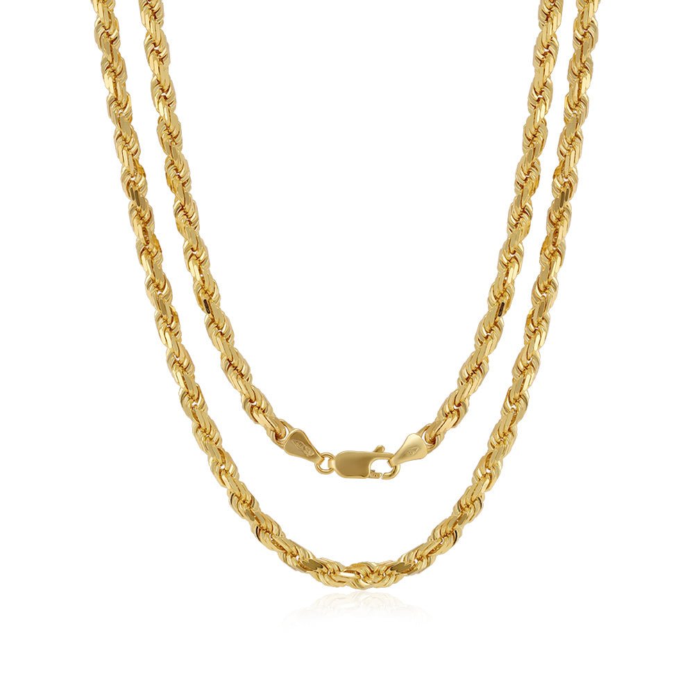 9ct Yellow Gold Rope Chain DSHCN0631 - FJewellery