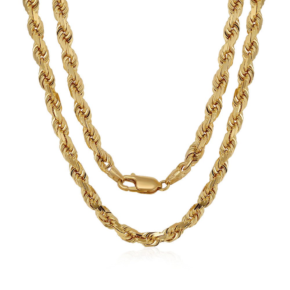 9ct Yellow Gold Rope Chain DSHCN0632 - FJewellery