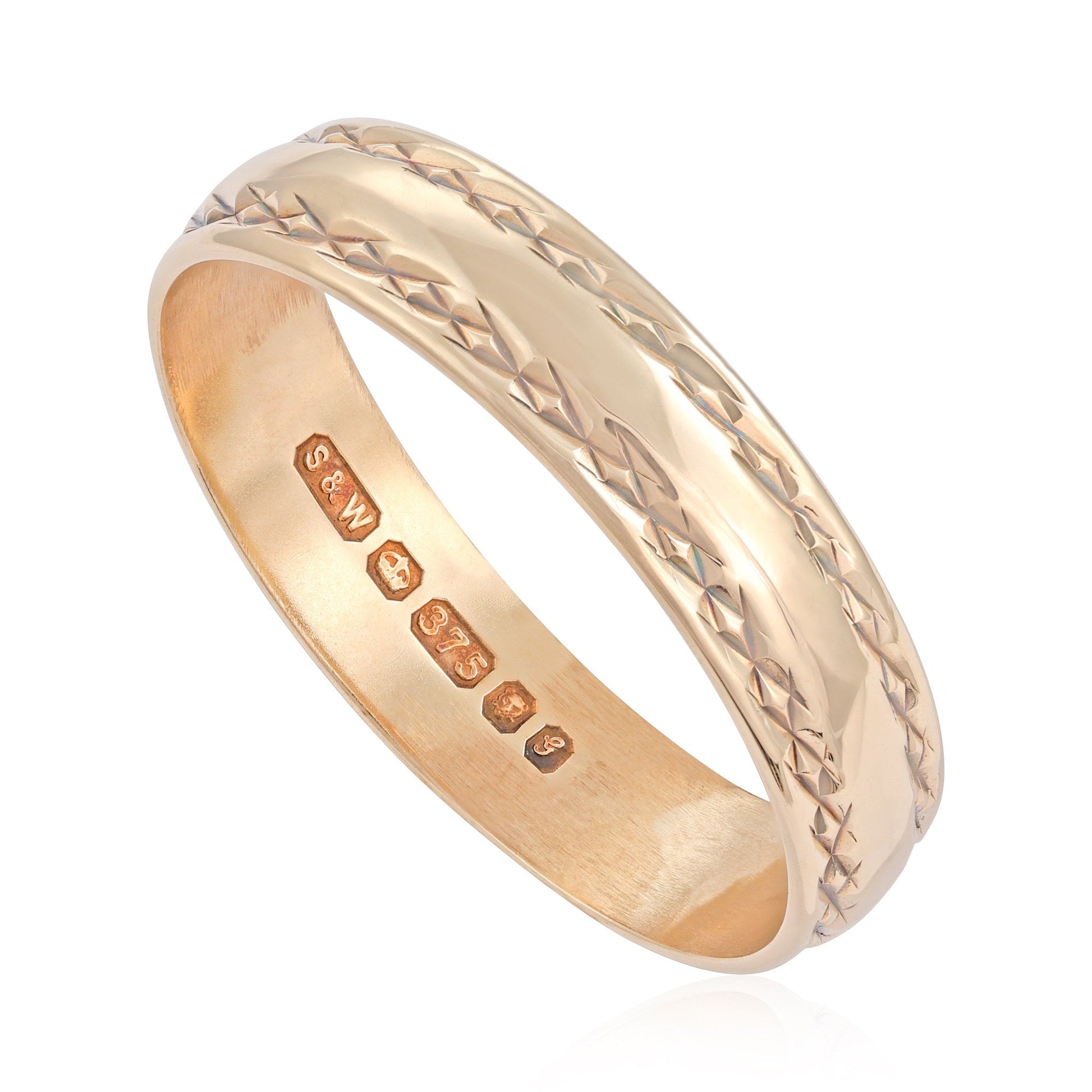 9ct yellow gold second - hand ring 09000595 - FJewellery