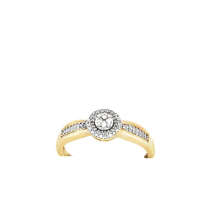 9ct yellow gold second - hand ring with stones 07002511 - FJewellery