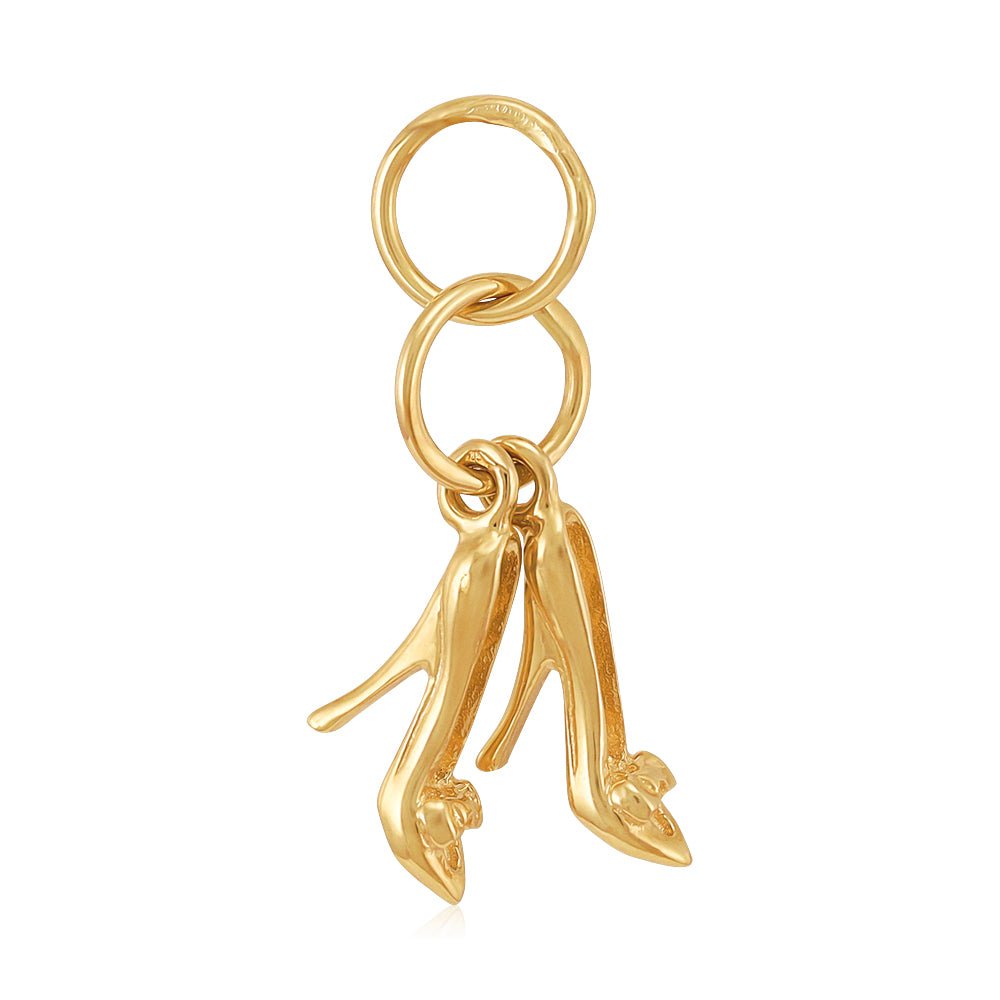 9ct Yellow Gold Stiletto Pendant - FJewellery