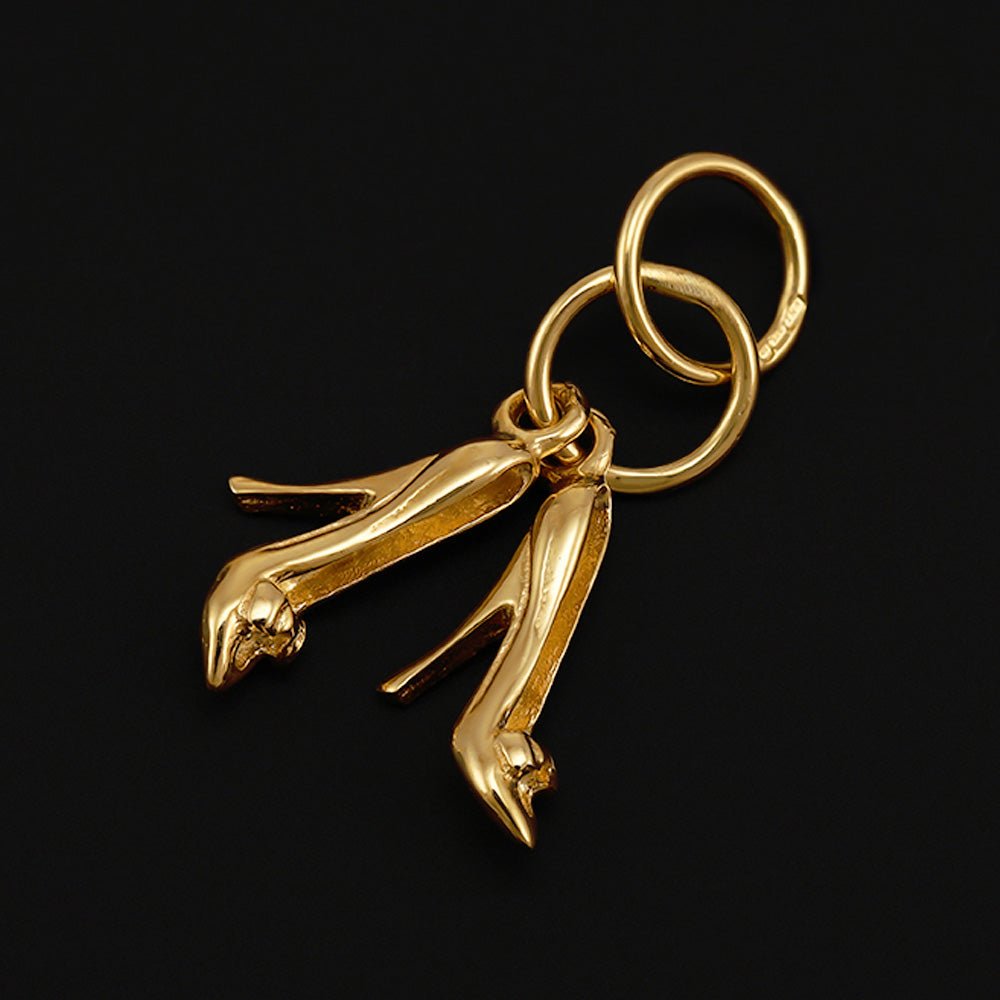 9ct Yellow Gold Stiletto Pendant - FJewellery