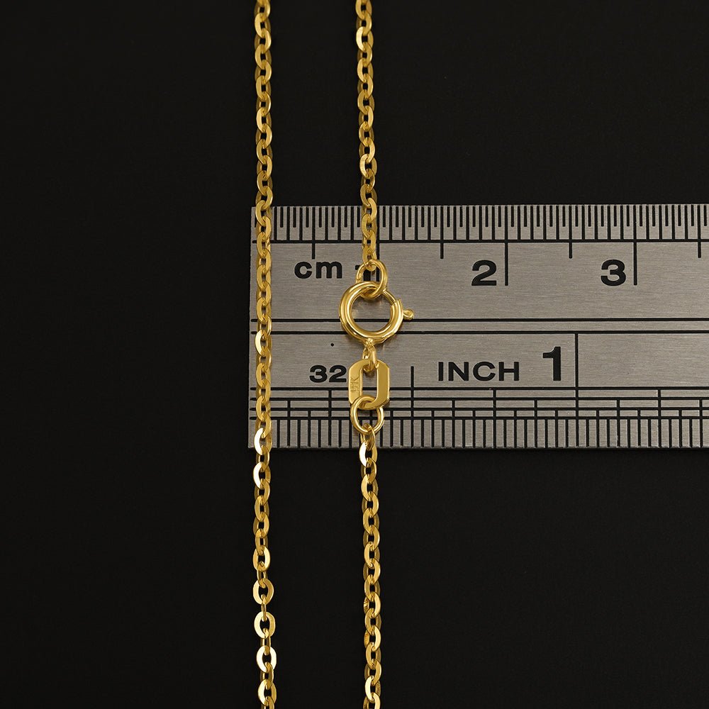 9ct Yellow Gold Trace Chain 1.5mm CNM05303 - FJewellery