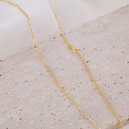 9ct Solid Yellow Gold Trace Chain 1.5mm CNM05303