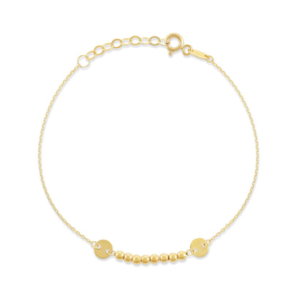 9ct Yellow Gold Unique Charm Bracelet - FJewellery