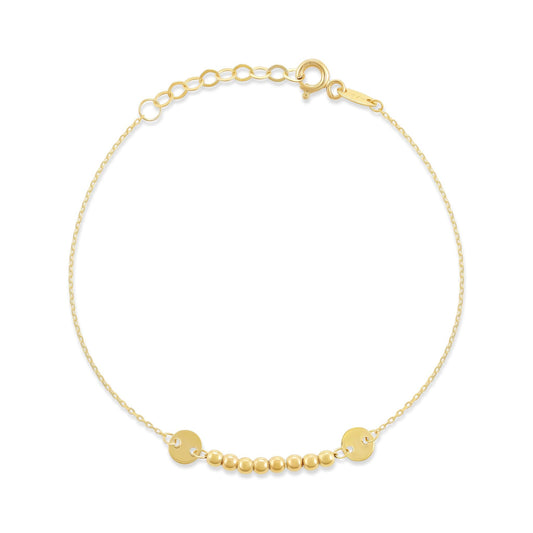 9ct Yellow Gold Unique Charm Bracelet - FJewellery