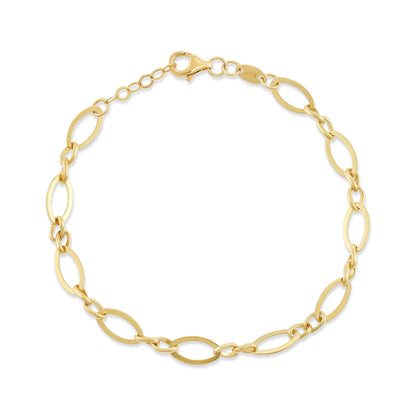 9ct Yellow Gold Unique Design Bracelet - FJewellery